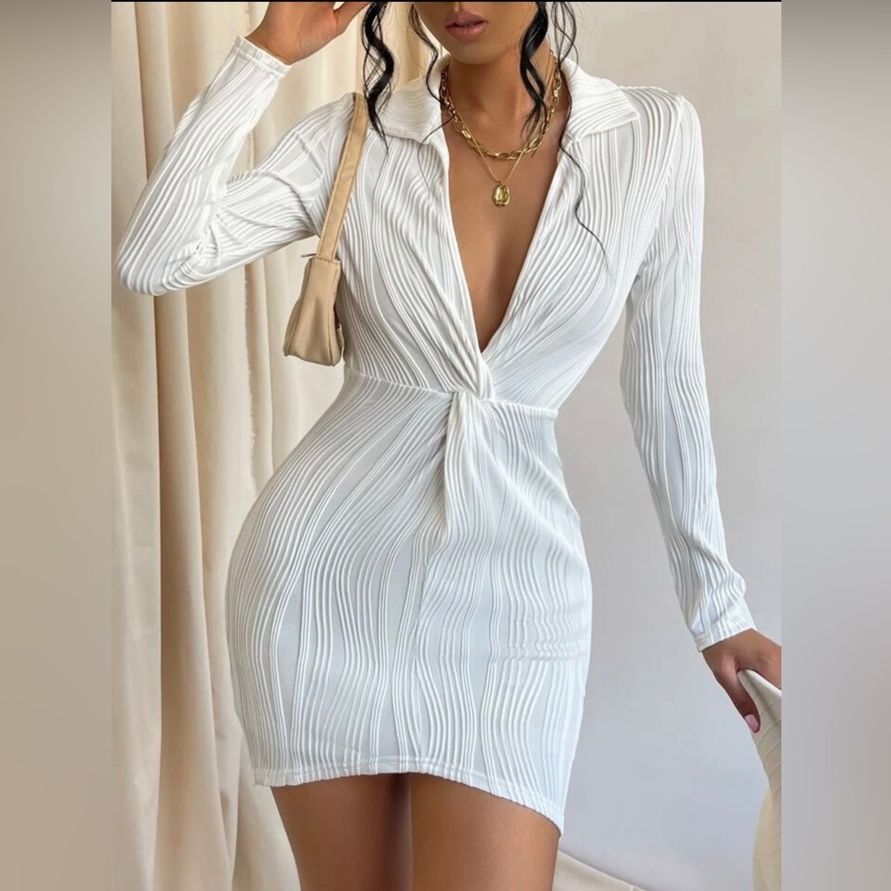 Privé Textured Bodycon Dress